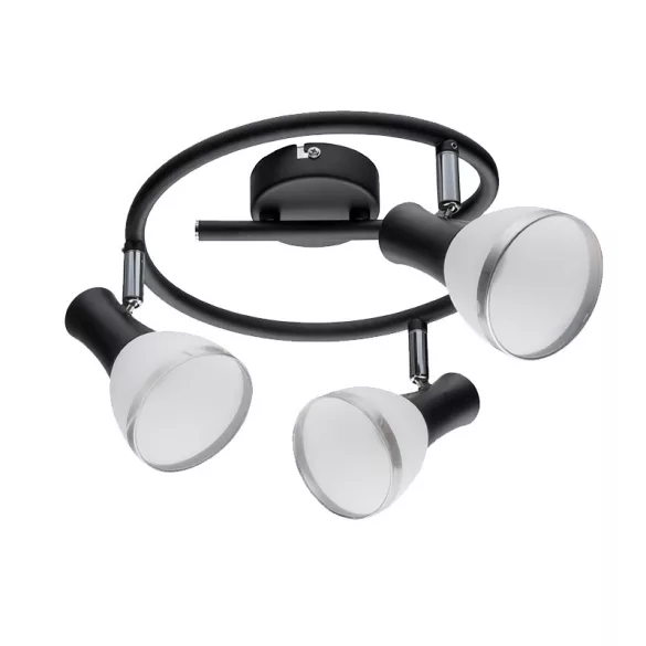 EDDY SPOT 3XE14 FEKETE