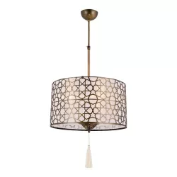 ERBA CSILLÁR 3XE27 ANTIK SÁRGARÉZ