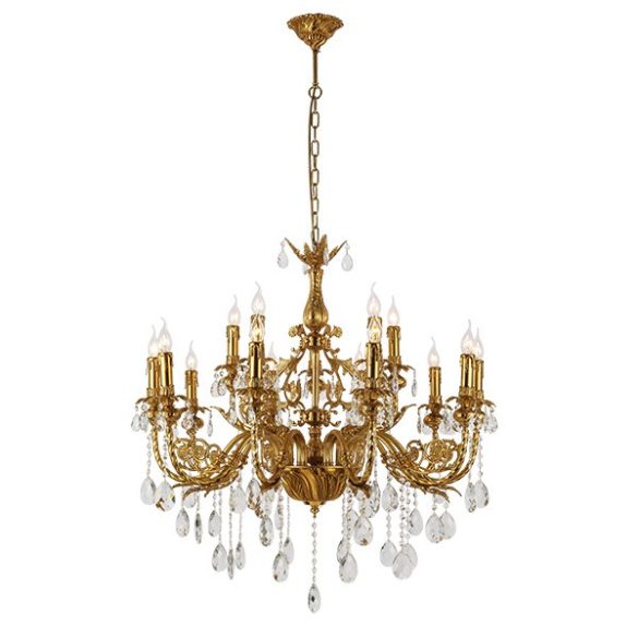 HERALD CSILLÁR 15XE14 SÁRGARÉZ/KRISTÁLYOK