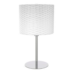 INES ASZTALI LÁMPA 1XE14 FEHÉR/KRÓM