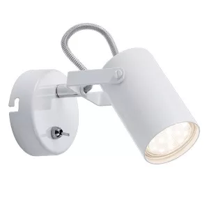 IZZY SPOT 1xGU10 FEHÉR KAPCSOLÓVAL