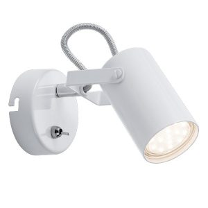 IZZY SPOT 1xGU10 FEHÉR KAPCSOLÓVAL