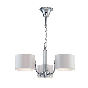 MELODY CSILLÁR 3XE27 FEHÉR/KRÓM