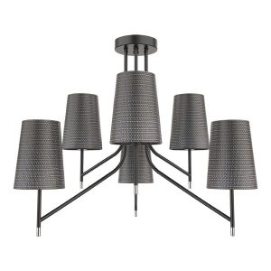 THERA CSILLÁR 6XE14 FEKETE/KRÓM