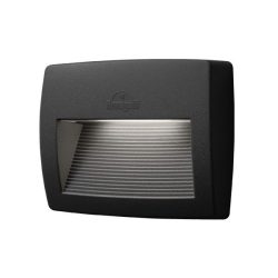   LORENZA 190 LED FALI LÁMPA 7.5W CCT 4000K IP55 FEKETE 95LORENZA190/BL