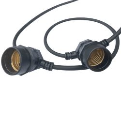 KÜLTÉRI FÉNYFÜZÉR 5M 15XE27 FOGLALAT IP44 961527