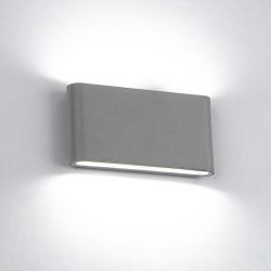   LED FALI LÁMPA 2X6W KEREKÍTETT 4000K IP20 SZÜRKE 969LEDW12/GR