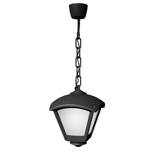 DARIO 250 GARDEN HANGING LAMP 1XE27 IP55 FEKETE 96DARIO250P/BL