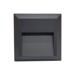   GRF52 LED KÜLTÉRI HOMLOKZATI LÁMPA 1.5W 4000K IP65 SÖTÉT SZÜRKE 96GRFLED52/DGR