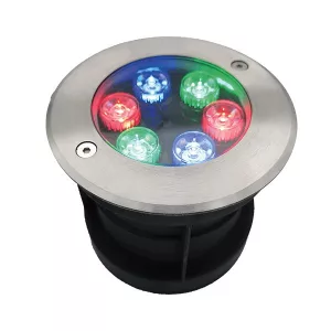 LED UNDERWATER LIGHT 6W RGB, IP68 WITH REMOTE 96UW6RGB
