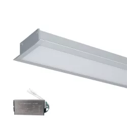   LED PROFIL SÜLLYESZTETT SZERELÉSŰ S77 24W 4000K 600MM SZÜRKE+SÜRGŐSSÉGI KÉSZLETT