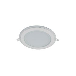 LED PANEL ÜVEG KEREK 18W 2700K