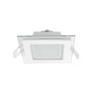 LED PANEL ÜVEG SZÖGLETES 6W 2700K