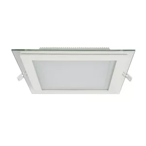 LED PANEL ÜVEG SZÖGLETES 18W 4000K