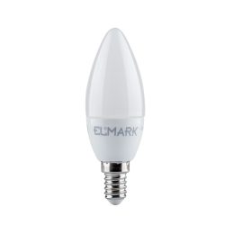   ELMARK LED CANDLE C37 7W E14 6400K 110LM/W HIGH EFF. 99LED917HECW