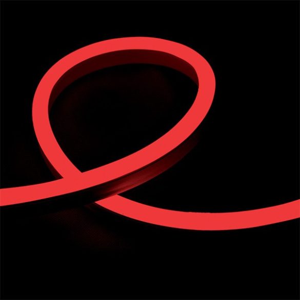 NEON FLEX LED SZALAG 12W/M 24V IP65 PIROS 99LED956