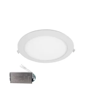 LED PANEL KEREK 6W 6400K SÜLLYESZTETT SZERELÉSŰ +SÜRGŐSSÉGI KÉSZLETTEL