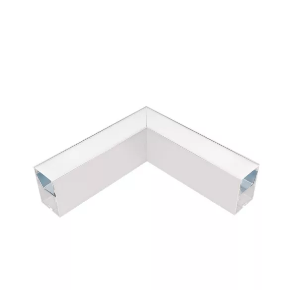 LED PROFIL.SÜLLYESZTHETŐ,L-SAROK S77 SOROZAT FEHÉR RÁÉPÍTHETŐ