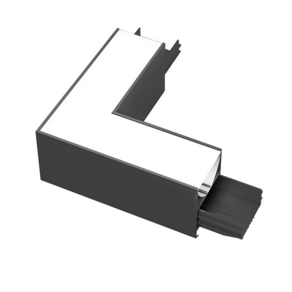 L-CONNECTOR FOR ELMARK PROFILE SURFACE 4000K FEKETE