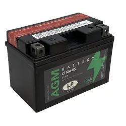 Landport AGM 10Ah 175A Bal+ Motorakkumulátor (AGM-LT12A-BS)