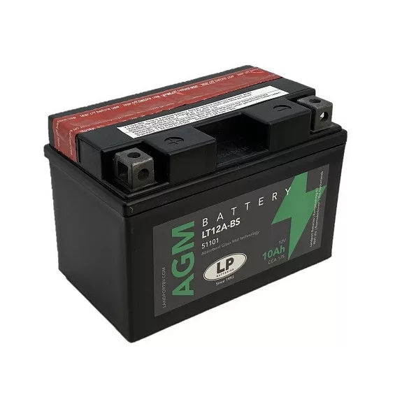 Landport AGM 10Ah 175A Bal+ Motorakkumulátor (AGM-LT12A-BS)