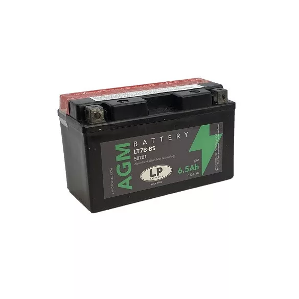 Landport AGM 6.5Ah 90A Bal+ Motorakkumulátor (AGM-LT7B-BS)