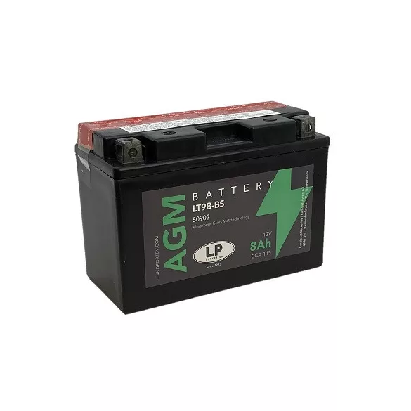 Landport AGM 8Ah 115A Bal+ Motorakkumulátor (AGM-LT9B-BS)