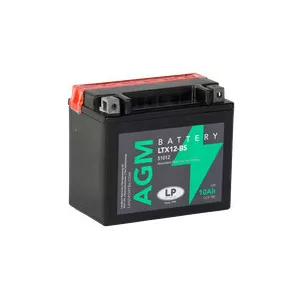 Landport AGM 10Ah 180A Bal+ Motorakkumulátor (AGM-LTX12-BS)