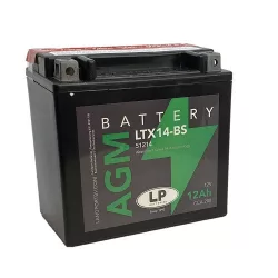 Landport AGM 12Ah 200A Bal+ Motorakkumulátor (AGM-LTX14-BS)