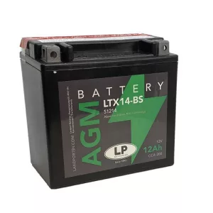Landport AGM 12Ah 200A Bal+ Motorakkumulátor (AGM-LTX14-BS)