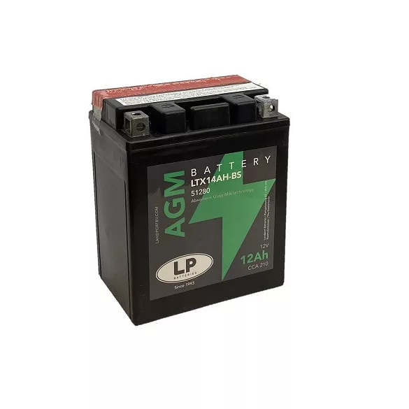 Landport AGM 12Ah 210A Bal+ Motorakkumulátor (AGM-LTX14AH-BS)