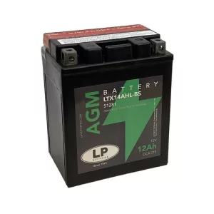 Landport AGM 12Ah 210A Jobb + Motorakkumulátor (AGM-LTX14AHL-BS)
