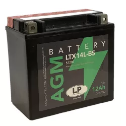 Landport AGM 12Ah 200A Jobb+ Motorakkumulátor (AGM-LTX14L-BS)