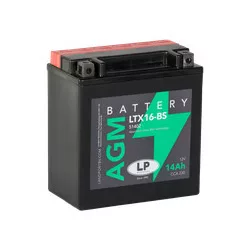 Landport AGM 14Ah 230A Bal+ Motorakkumulátor (AGM-LTX16-BS)