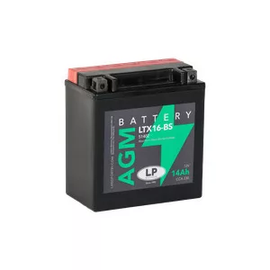 Landport AGM 14Ah 230A Bal+ Motorakkumulátor (AGM-LTX16-BS)