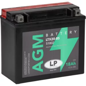 Landport AGM 18Ah 240A Bal+ Motorakkumulátor (AGM-LTX20-BS)