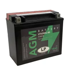 Landport AGM 18Ah 310A Jobb+ Motorakkumulátor (AGM-LTX20HL-BS)