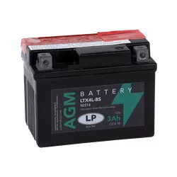 Landport AGM 3Ah 50A Jobb+ Motorakkumulátor (AGM-LTX4L-BS)