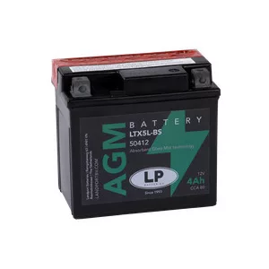 Landport AGM 4Ah 80A Jobb+ Motorakkumulátor (AGM-LTX5L-BS)