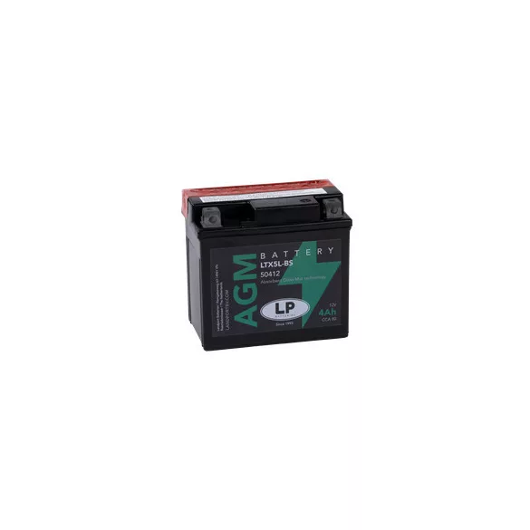 Landport AGM 4Ah 80A Jobb+ Motorakkumulátor (AGM-LTX5L-BS)