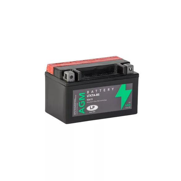 Landport AGM 6Ah 105A Bal+ Motorakkumulátor (AGM-LTX7A-BS)