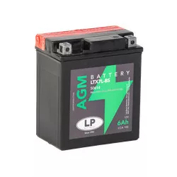 Landport AGM 6Ah 100A Jobb+ Motorakkumulátor (AGM-LTX7L-BS)