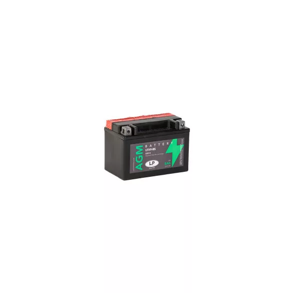 Landport AGM 8Ah 135A Bal+ Motorakkumulátor (AGM-LTX9-BS)