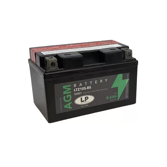 Landport AGM 8.6Ah 190A Bal+ Motorakkumulátor (AGM-LTZ10S-BS)