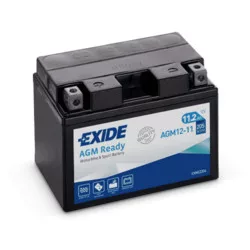 Exide AGM Ready 11.2Ah 205A Bal+ Motorakkumulátor (AGM12-11)