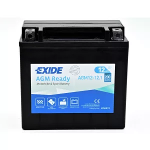Exide AGM Ready 12Ah 200A Jobb+ Motorakkumulátor (AGM12-12.1)