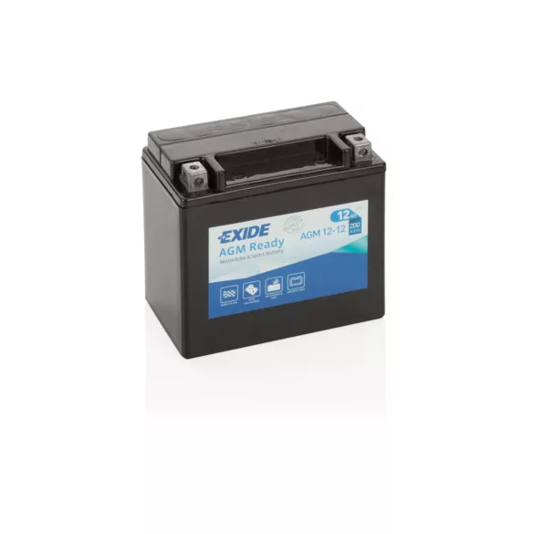 Exide AGM Ready 12Ah 200A Bal+ Motorakkumulátor (AGM12-12)