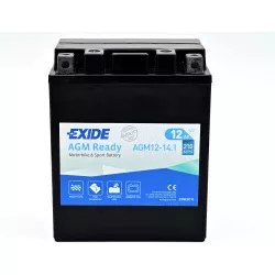 Exide AGM Ready 12Ah 210A Bal+ Motorakkumulátor (AGM12-14-1)