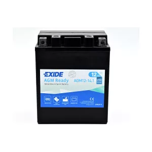 Exide AGM Ready 12Ah 210A Bal+ Motorakkumulátor (AGM12-14-1)