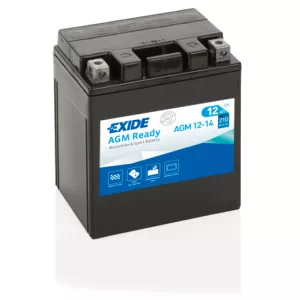 Exide AGM Ready 12Ah 210A Jobb+ Motorakkumulátor (AGM12-14)